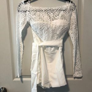 Women’s new with tags white romper